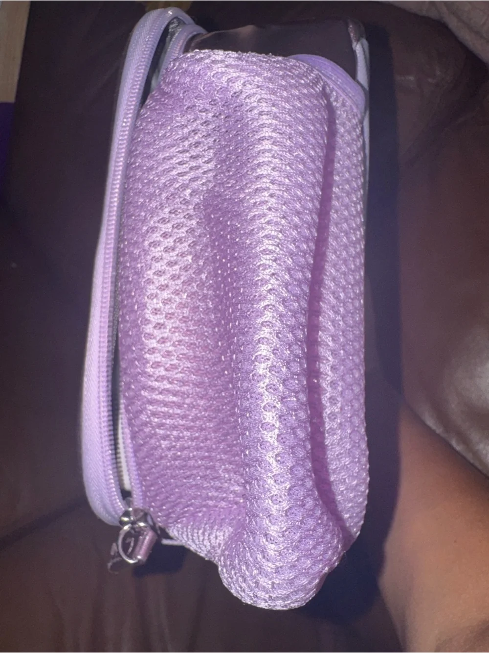 Icecream Pink Iridescent Star Sequin Insulated Lunch Bag